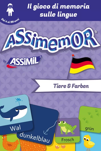 Assimemor - Le mie prime parole in tedesco: Tiere und Farben - Jean-Sébastien Deheeger,  Céladon - Assimil