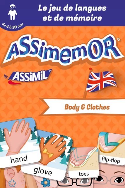 Assimemor – Mes premiers mots anglais : Body and Clothes -  Céladon, Léa Fabre - Assimil