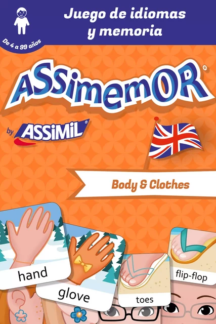 Assimemor - Mis primeras palabras en inglés: Body and Clothes -  Céladon, Léa Fabre - Assimil