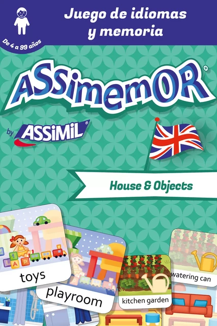 Assimemor - Mis primeras palabras en inglés: House and Objects - Léa Fabre,  Céladon - Assimil