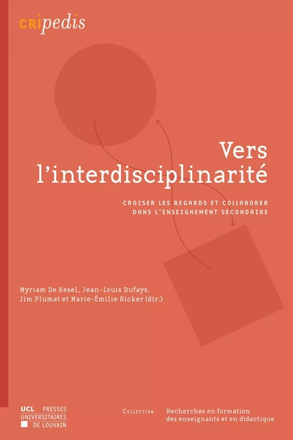 Vers l’interdisciplinarité -  - Presses universitaires de Louvain