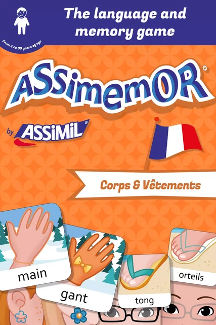 Assimemor – My First French Words: Corps et Vêtements -  Céladon, Léa Fabre - Assimil