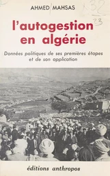 L'autogestion en Algérie