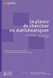 Le plaisir de chercher en mathématiques