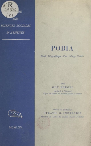 Pobia - Guy Burgel - FeniXX réédition numérique