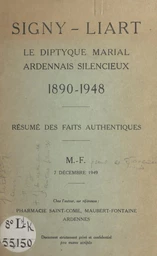 Signy-Liart, le dyptique marial ardennais silencieux