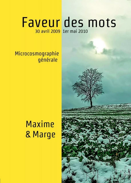 Faveur des Mots - Maxime & Marge - Bookelis