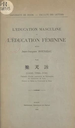 L'éducation masculine et l'éducation féminine selon Jean-Jacques Rousseau