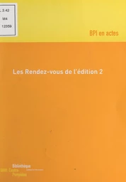 Les rendez-vous de l'édition 2.