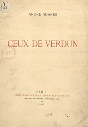 Ceux de Verdun