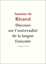 L'universalité de la langue française