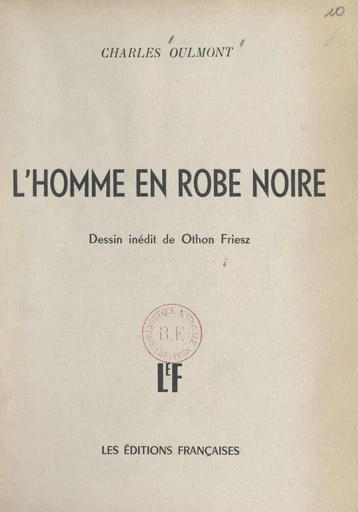 L'homme en robe noire - Charles Oulmont - FeniXX réédition numérique