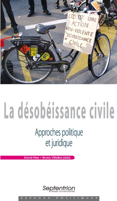 La désobéissance civile -  - Presses Universitaires du Septentrion