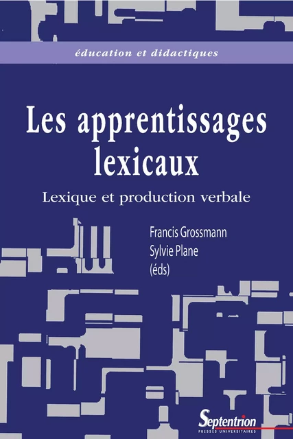 Les apprentissages lexicaux -  - Presses Universitaires du Septentrion