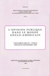 L'opinion publique dans le monde anglo-américain