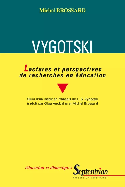 Vygotski - Michel Brossard - Presses Universitaires du Septentrion