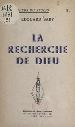 La recherche de Dieu