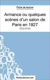 Armance ou quelques scènes d'un salon de Paris en 1827