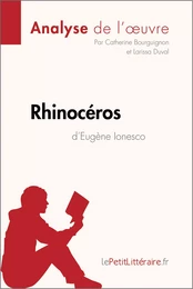 Rhinocéros d'Eugène Ionesco (Analyse de l'oeuvre)