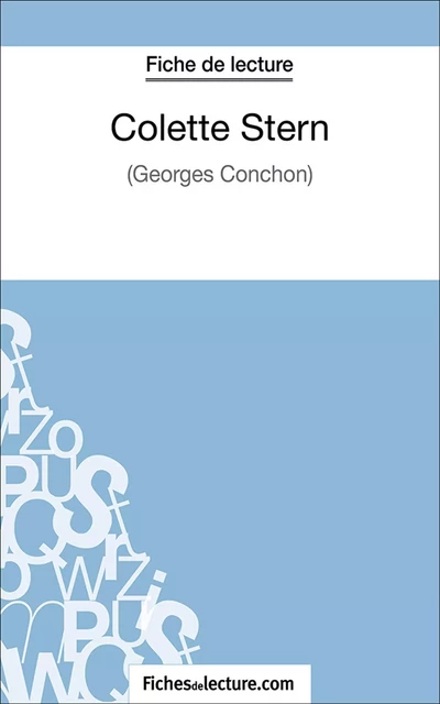 Colette Stern - Marie Mahon,  fichesdelecture.com - FichesDeLecture.com