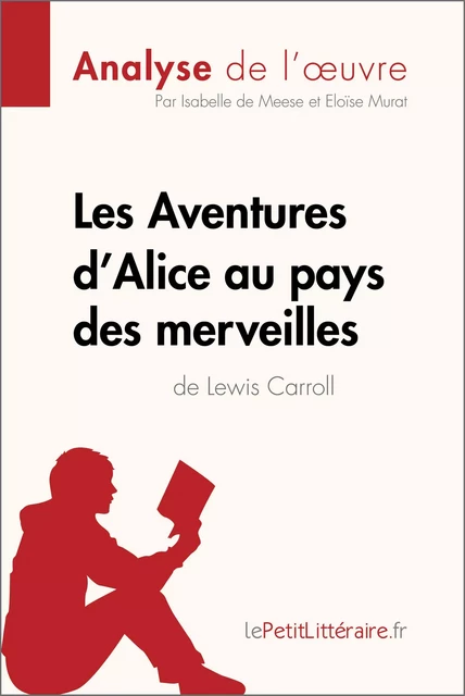 Les Aventures d'Alice au pays des merveilles de Lewis Carroll (Analyse de l'oeuvre) -  lePetitLitteraire, Isabelle De Meese, Eloïse Murat - lePetitLitteraire.fr