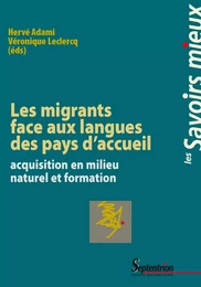 Les migrants face aux langues des pays d'accueil