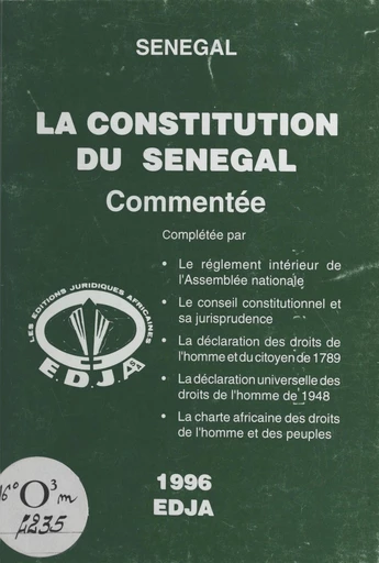 La constitution du Sénégal -  Sénégal - FeniXX rédition numérique