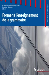 Former à l’enseignement de la grammaire