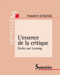 L’essence de la critique