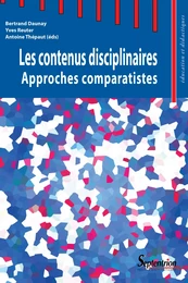 Les contenus disciplinaires