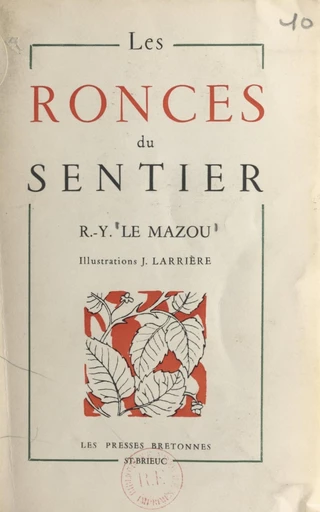 Les ronces du sentier - René-Yves Le Mazou - FeniXX réédition numérique