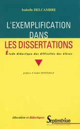 L’exemplification dans les dissertations