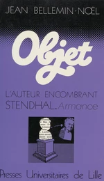 L’auteur encombrant : Stendhal - Armance