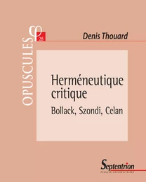 Herméneutique critique