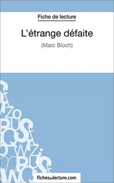 L'étrange défaite