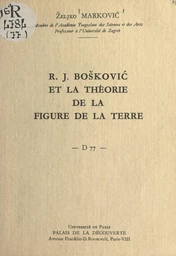 R. J. Bošković et la théorie de la figure de la Terre