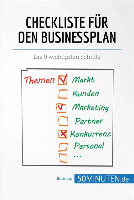 Checkliste für den Businessplan -  50Minuten, Antoine Delers - 50Minuten.de