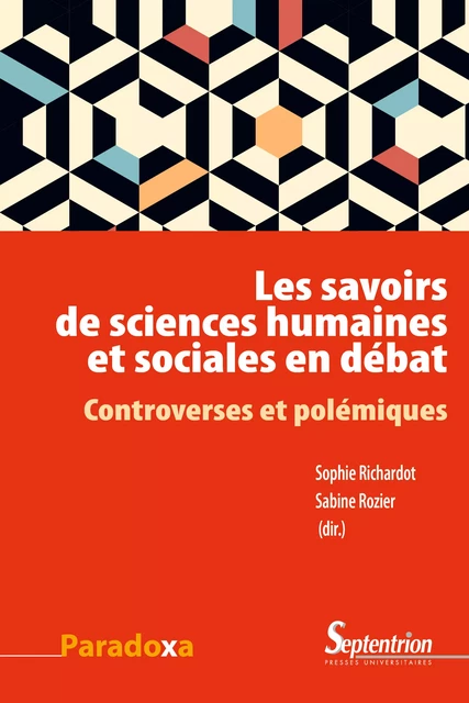 Les savoirs de sciences humaines et sociales en débat -  - Presses Universitaires du Septentrion