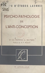 Psychopathologie de l'anti-conception