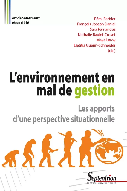 L’environnement en mal de gestion -  - Presses Universitaires du Septentrion