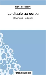 Le diable au corps de Raymond Radiguet (Fiche de lecture)