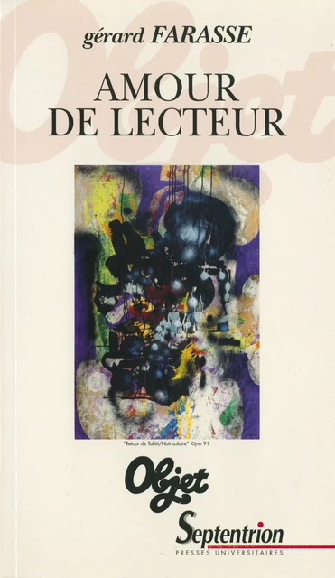 Amour de lecteur - Gérard Farasse - Presses Universitaires du Septentrion