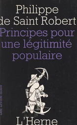 Principes pour une légitimité populaire