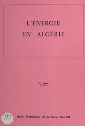 L'énergie en Algérie