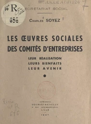 Les œuvres sociales des comités d'entreprises