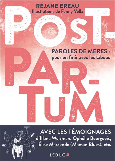 Post-Partum. Paroles de mères : pour en finir avec les tabous - Réjane Éreau - Éditions Leduc