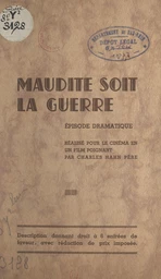 Maudite soit la guerre