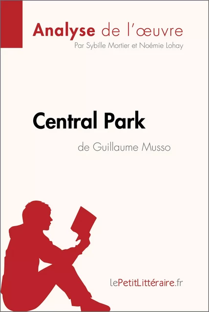 Central Park de Guillaume Musso (Analyse de l'oeuvre) -  lePetitLitteraire, Sybille Mortier, Noémie Lohay - lePetitLitteraire.fr