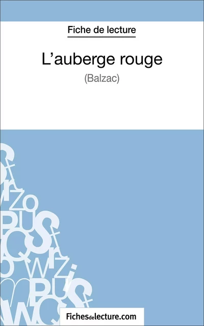 L'auberge rouge de Balzac (Fiche de lecture) - Hubert Viteux - FichesDeLecture.com