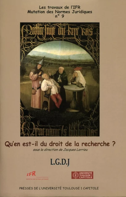 Qu'en est-il du droit de la recherche ? -  - Presses de l’Université Toulouse Capitole